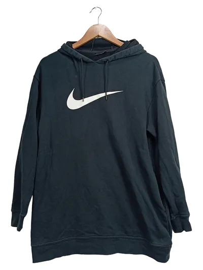 Nike Damen Kapuzenpullover Hoodie Schwarz Gr. 36/S Sportlich