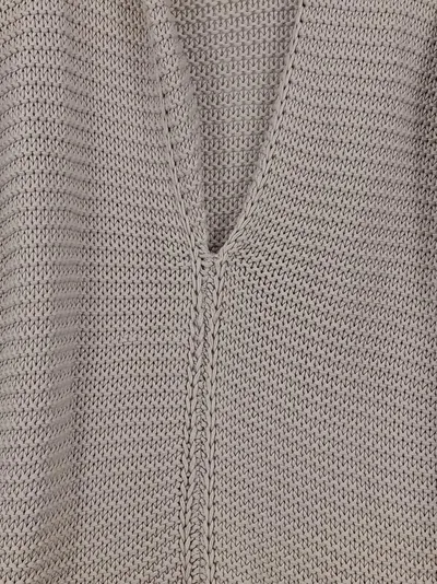 Braez Strickjacke Damen Gr. 40/L Beige Casual Baumwolle Langarm