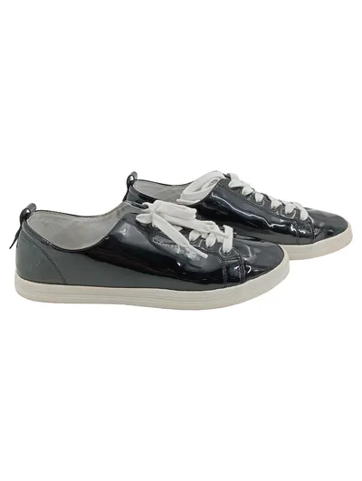 Calvin Klein Jeans Sneaker low Damen Gr. 40 Schwarz Logo-Print