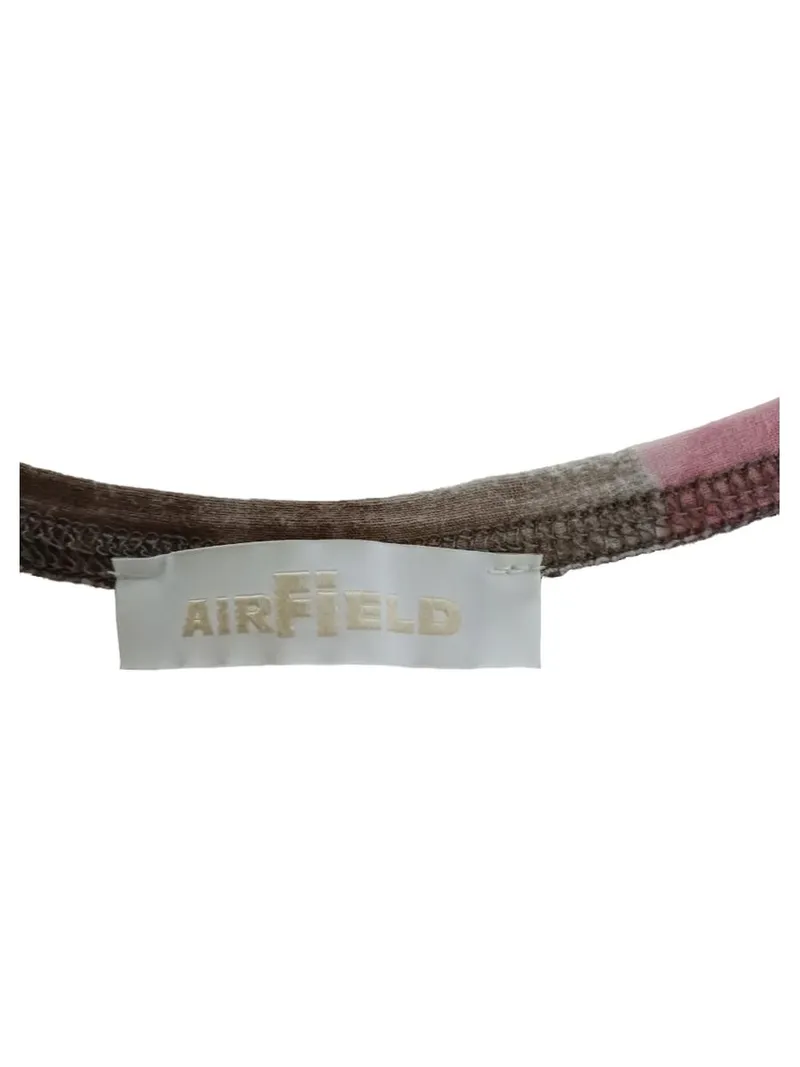 Airfield Damen Top Rosa M Ärmellos Viskose Strass Metallic Freizeit 3