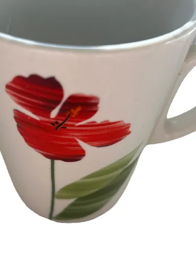Domestic by Mäser Tasse Porzellan Blumenmuster Mehrfarbig Haiti