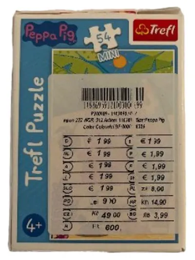 Trefl Mini Puzzle Peppa Pig 54 Teile Kinderpuzzle ab 4 Jahren