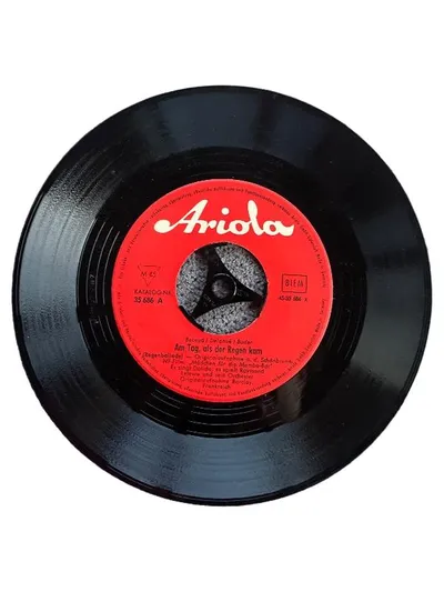 Dalida Am Tag als der Regen kam Schlager Vinyl Single Ariola 35686
