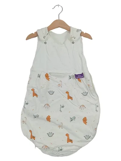 Träumeland Baby Schlafsack Dinosaurier Gr. 50/56 Weiß Baumwolle