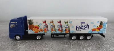 Danone Fresh LKW Modell Spielzeugauto Mehrfarbig Kunststoff Truck