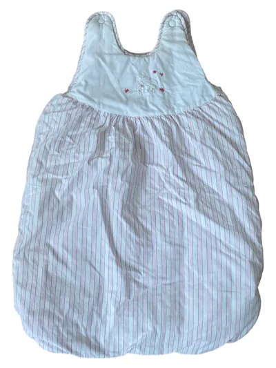 Jacadi Baby Schlafsack Mädchen Rosa Gr. 50 gestreift
