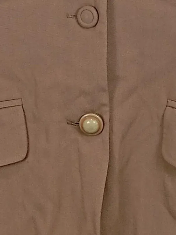 CARTOON Damen Longweste Beige Gr. 38/M Viskose Klassisch Business 3