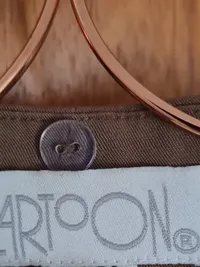 CARTOON Damen Longweste Beige Gr. 38/M Viskose Klassisch Business 5
