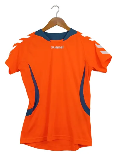 Hummel Sport Shirt Damen Gr. S Orange Trainingsshirt Funktionsshirt