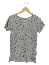 Desires Damen T-Shirt Grau XS Tiermotive Casual Baumwolle 1