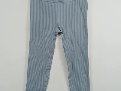 OCEANSAPART Damen Leggings S Blau Sport Rippstrick Yoga Hose