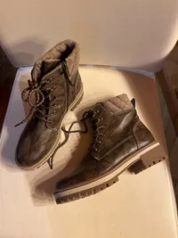 Tamaris Damen Schnürstiefelette Boots Braun Gr. 38 Outdoor Winterstiefel 3