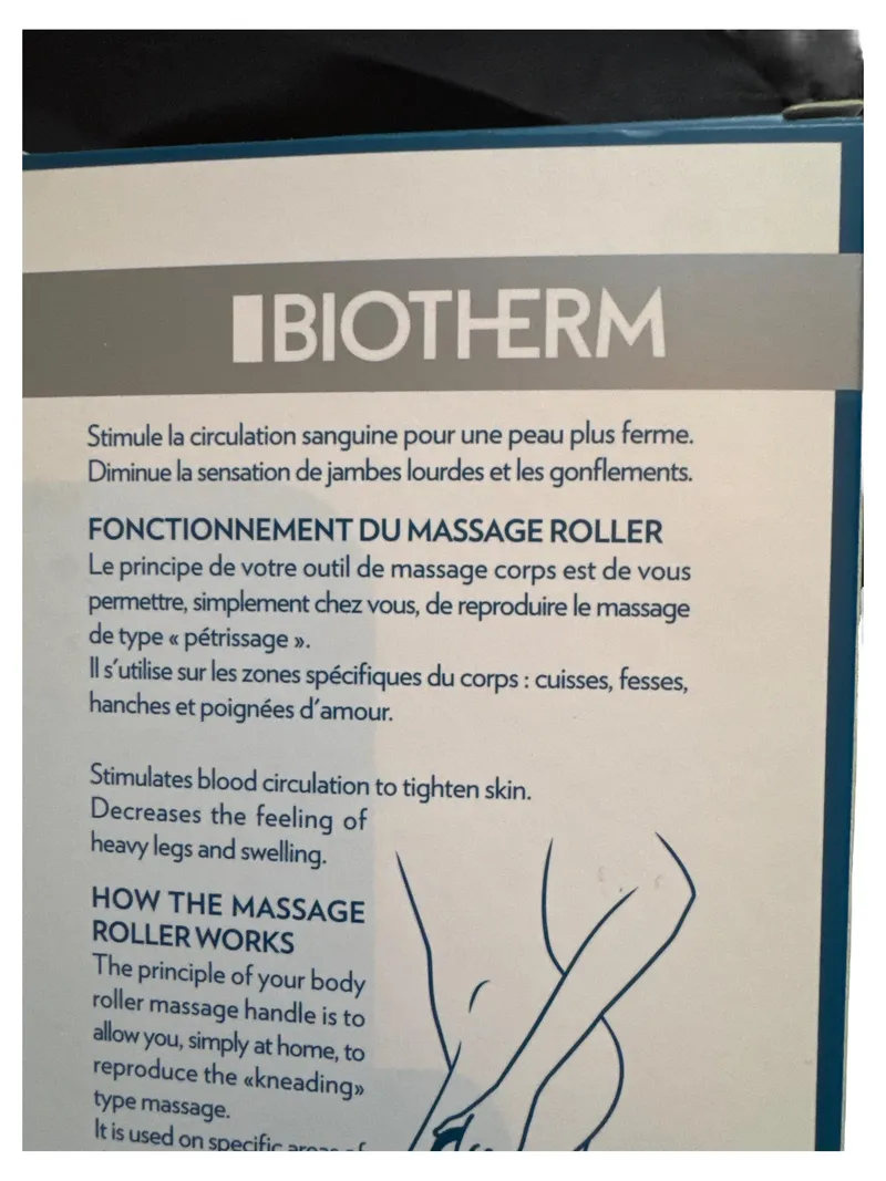 Biotherm Gesichtsmassageroller Body Massage Roller Weiß Praktisch 2