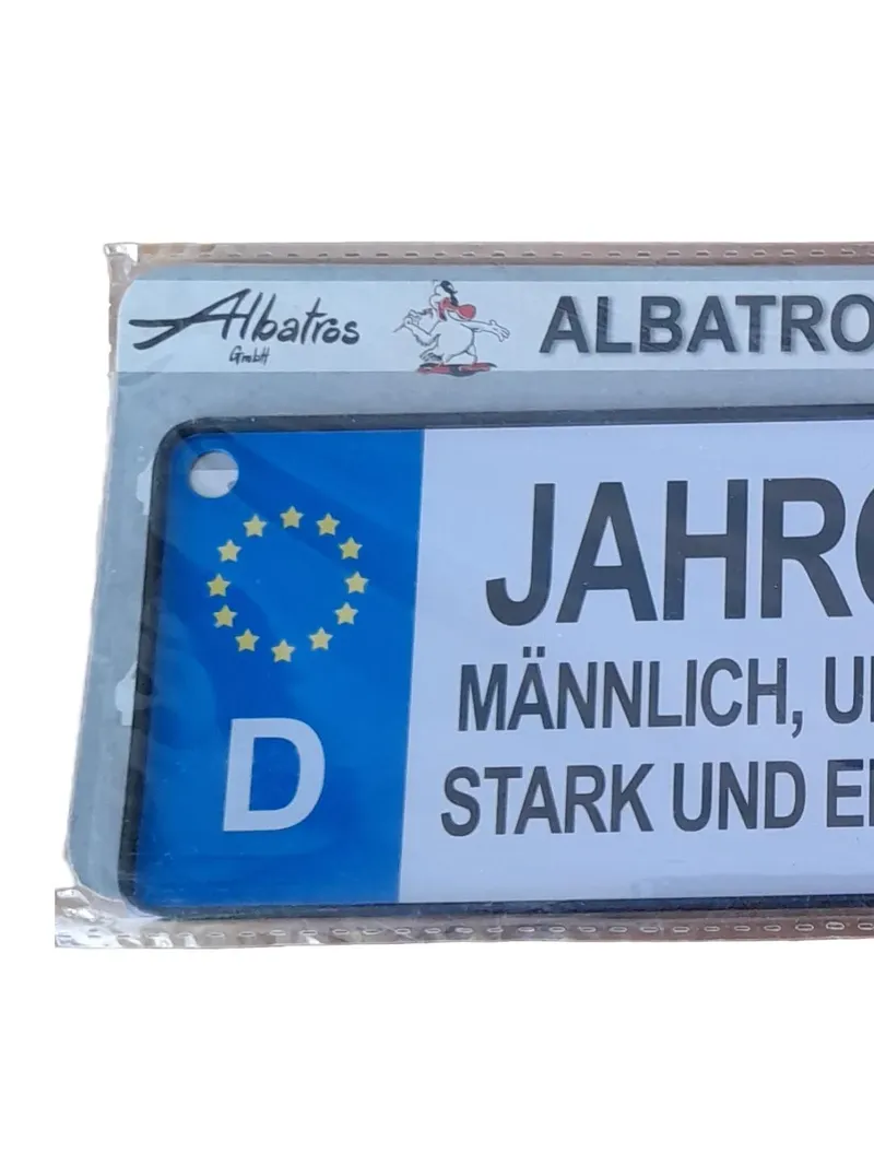 Albatros Blechschild Jahrgang 1975 Männlich Deko Schild Geschenk Retro 2