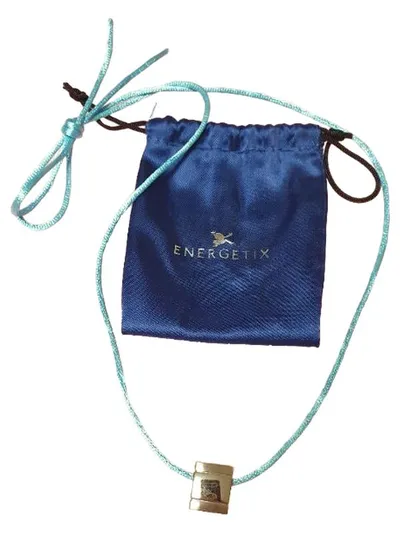 Energetix Halskette Damen Minimalistisch Türkis Metall Magnetverschluss Schmuck