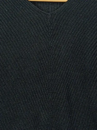 everme Damen Pullover V-Ausschnitt Strickpullover Grün Gr. 34/XS