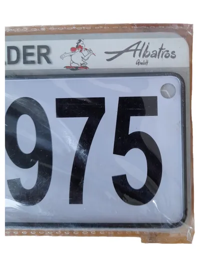Albatros Blechschild Dekoschild Jahrgang 1975 Geschenk Männer Retro Metall