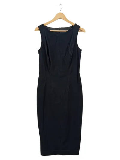 Walter Krinès Damen Bleistiftkleid Schwarz Gr. 36 Elegant Business Ärmellos