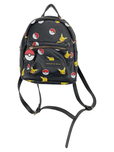 Difuzed Pokemon Pikachu Rucksack Kinder Schwarz Tiermotiv Casual