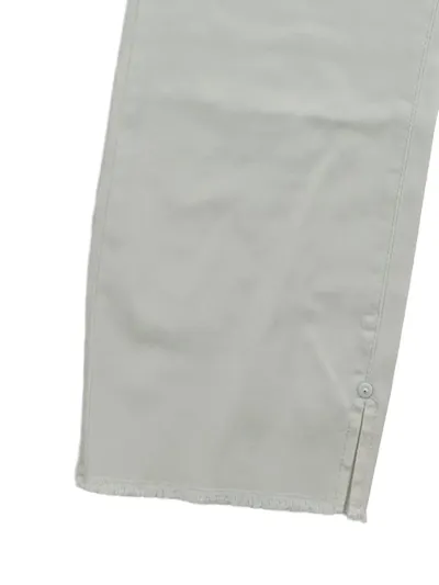 Cambio Damen Jeans Tapered Fit Beige Gr. 38 Stretch Hose
