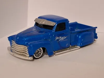 Hot Wheels Custom '49 Ford F1 Truck Baby Blue Suede Blau Spielzeugauto