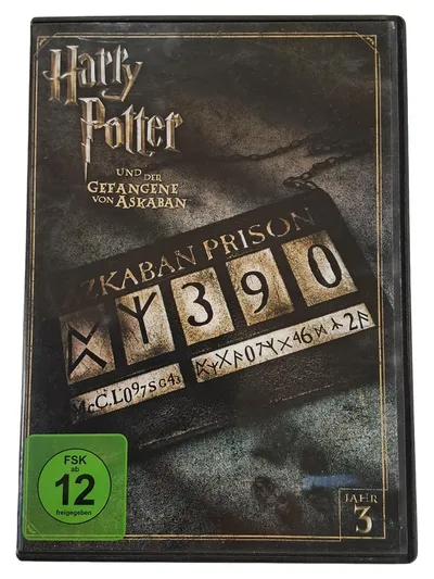 Harry Potter und der Gefangene von Askaban DVD Jahr 3 Deutsch FSK 12