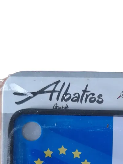 Albatros Blechschild Namensschild Jahrgang 2001 Männlich Retro Mehrfarbig