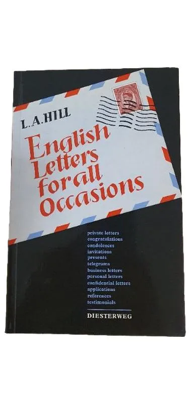 Englisch Briefe Vorlagen L.A. Hill Taschenbuch Unterricht Englisch lernen