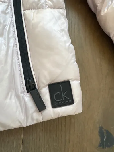 Calvin Klein Damen Steppjacke Rosa Gr. 36/S Casual Outdoor Gesteppt