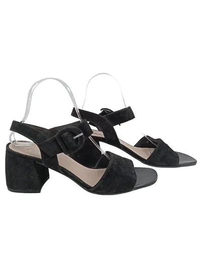 Gabor Sandaletten Damen Gr. 40 Schwarz Elegant Blockabsatz