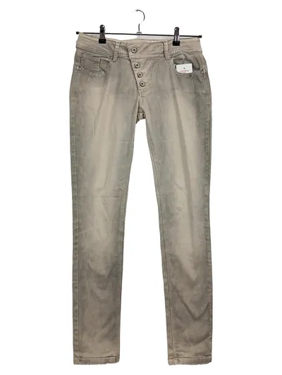 Buena Vista Damen Jeans Regular Fit Hose Beige Gr. S