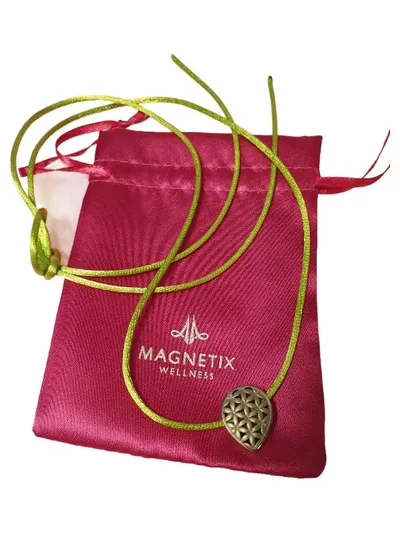 Magnetix Halskette Anhänger Blume des Lebens Damen Mehrfarbig Modern