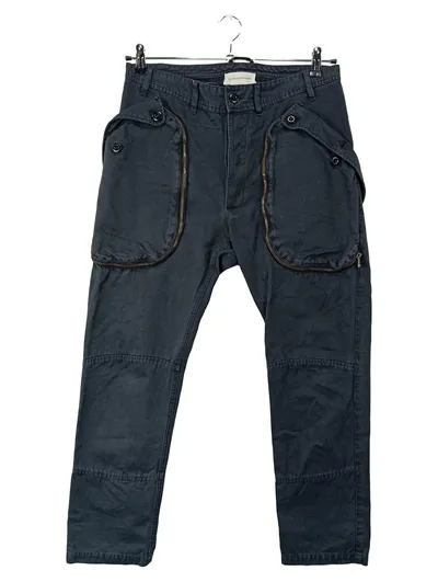 Faith Connexion Herren Cargohose S Blau Streetwear Baumwolle