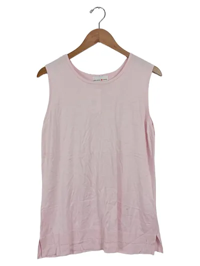 Helena Vera Damen Top Shirt Rosa Gr. 44/XXL Basic Ärmellos