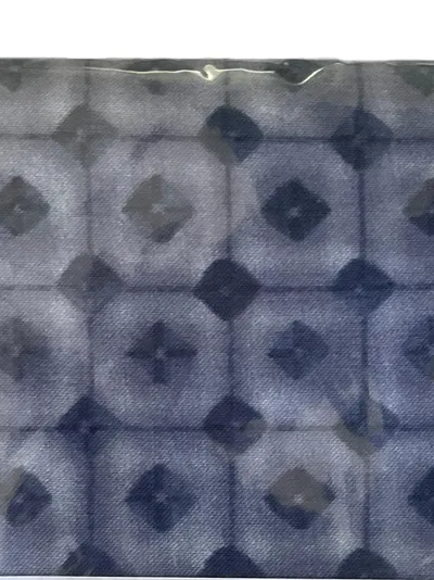Rowan Bhandari Dekokissen Bezug Modern Geometrisch Blau
