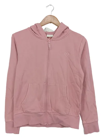 Famy Mädchen Kapuzenjacke Rosa Gr. 158/164 Hoodie Sweatjacke Herz
