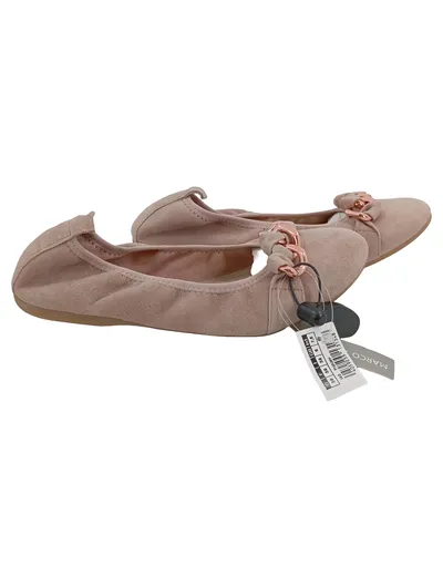 MARCO TOZZI Ballerinas Damen Gr. 39 Rosa Elegant mit Zierkette