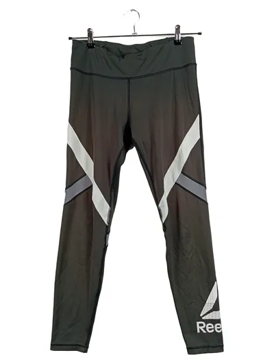 Reebok Damen Sport Leggings Oliv Gr. L Sporthose