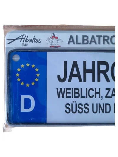 Albatros Blechschild Namensschild Jahrgang 2006 Weiblich Zauberhaft Süß