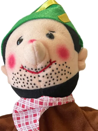 TCM Handpuppe Zwerg Märchen Spielzeug Mehrfarbig