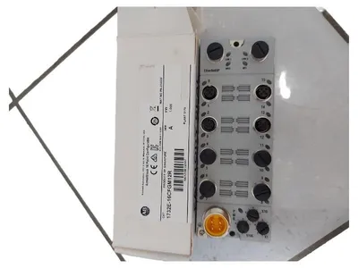 Allen-Bradley 1732E-16CFGM12R ArmorBlock Ethernet Adapter Silber
