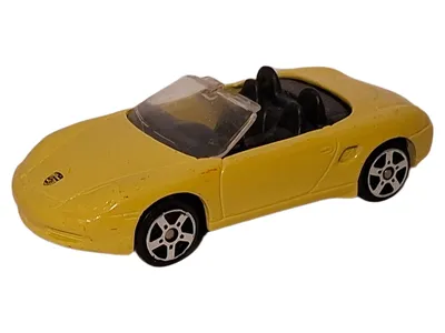 Maisto Porsche Boxster Cabrio Modellfahrzeug Gelb Sammlerauto