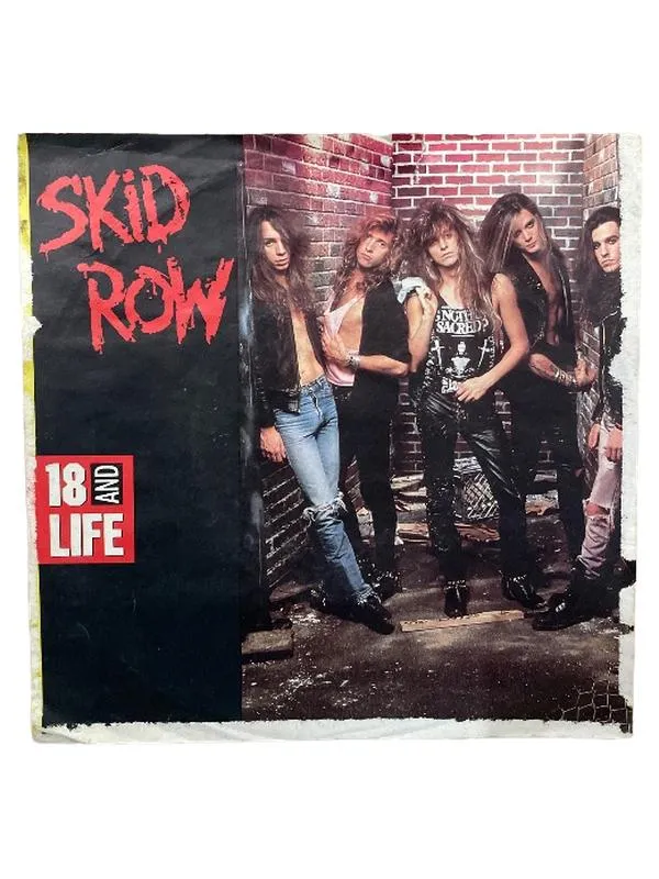 Skid Row - 18 And Life 7" Vinyl Single Atlantic Records Rock 1