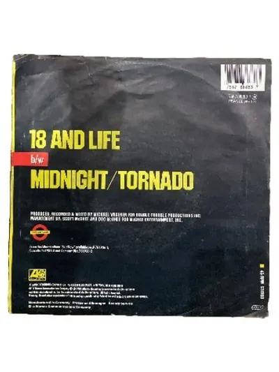 Skid Row - 18 And Life 7" Vinyl Single Atlantic Records Rock