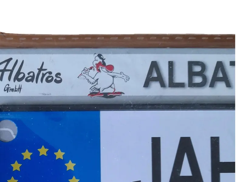 Albatros Blechschild Namensschild Jahrgang 1998 Weiblich Deko Retro Metall 3