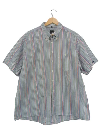 Dornbusch Herren Freizeithemd Kurzarm gestreift Mehrfarbig Gr. 45/46 XXL Casual