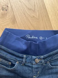 PAULINA Damen Umstandshose Jeans Blau Gr. XS Komfortabel 3