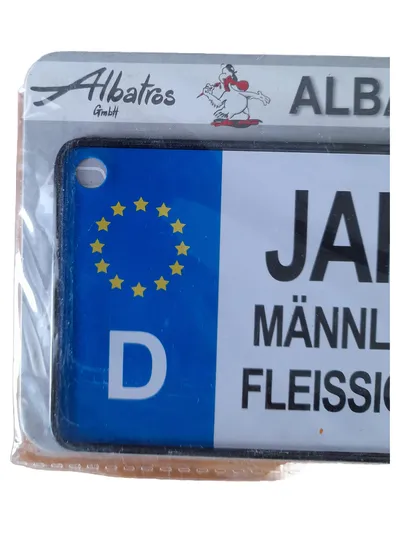 Albatros Dekoschild Blechschild Jahrgang 1974 Geburtstag Geschenk Retro