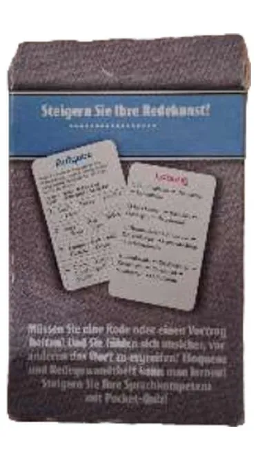 Moses Verlag Pocket Quiz Rhetorik Lernspiel 50 Übungen 14-99 Jahre