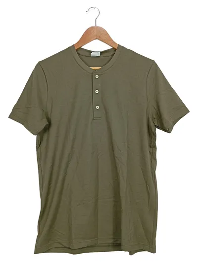 Mey Herren Freizeithemd T-Shirt Gr. 46/S Oliv Casual Baumwolle